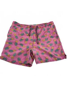 Ingear Swim Men's Pink Pineapple Swim Suit Trunk Shorts L (36/38)